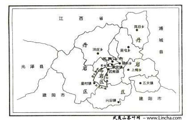 武夷岩茶国家标准(GB/T18745-2006) 武夷岩茶地理标志产品保护范围