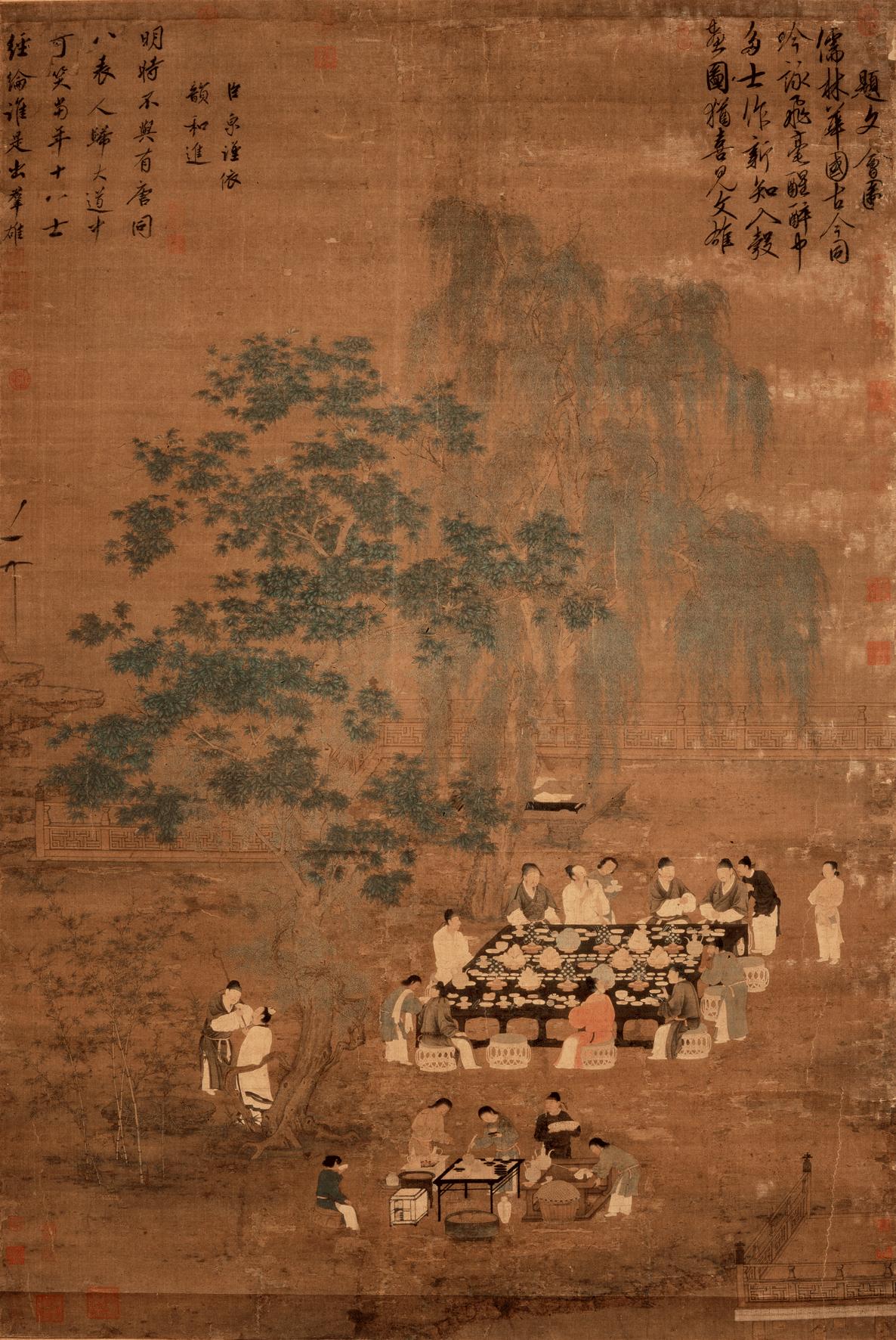 宋徽宗 文会图